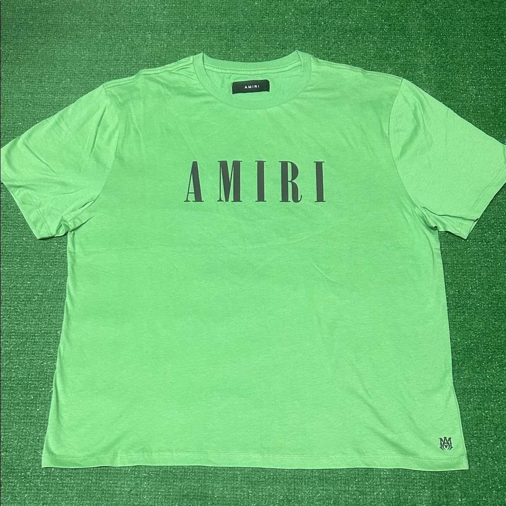 AMIRI green men’s tee size M (Used)